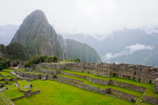 Machu Picchu, Cloudy day, Peru, South America