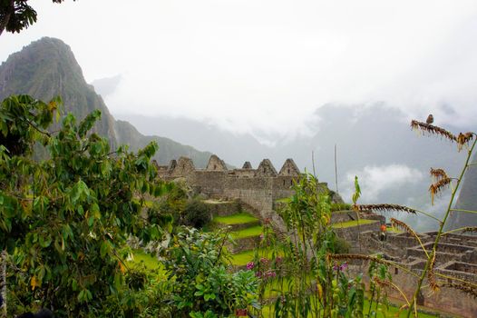 Machu Picchu, Cloudy day, Peru, South America