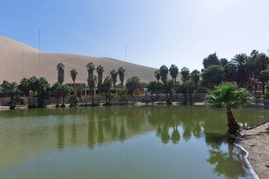 Huacachina oasis, Ica, Peru, South America