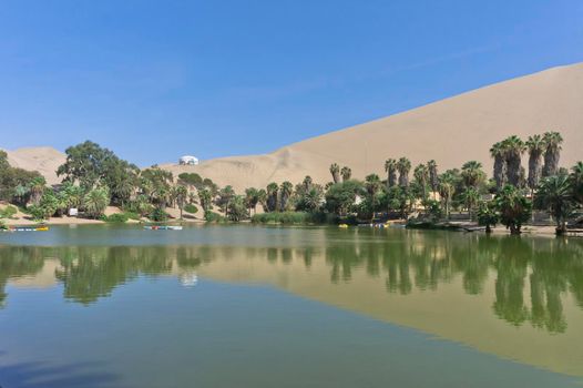 Huacachina oasis, Ica, Peru, South America