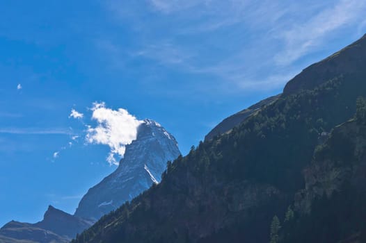 Zermatt, Matterhorn, Natural landscape in Alps, Switzerland, Europe