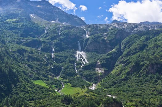 Susten Pass, Natural landscape in Alps, Switzerland, Europe