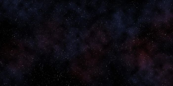 Outer Space Background with Glowing Stars Exploration