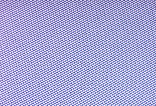 Close up of white and blue striped textile background