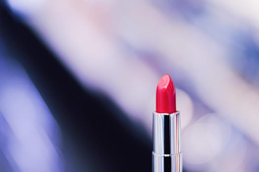 Red lipstick, makeup product and luxury cosmetic brand