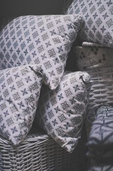 Bedding in country style as bedroom decoration and home decor idea