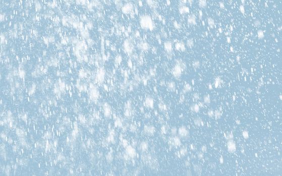 Abstract background of raindrops in light blue tonality