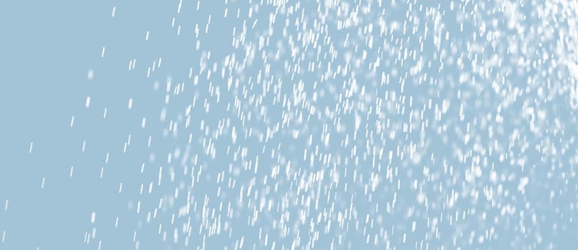 Abstract background of raindrops in light blue tonality