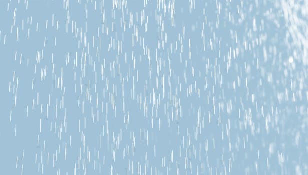 Abstract background of raindrops in light blue tonality