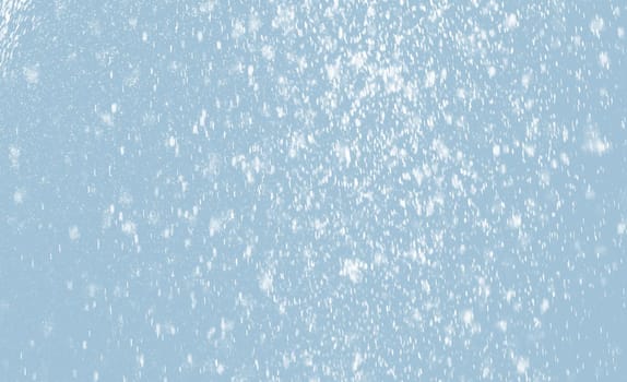 Abstract background of raindrops in light blue tonality