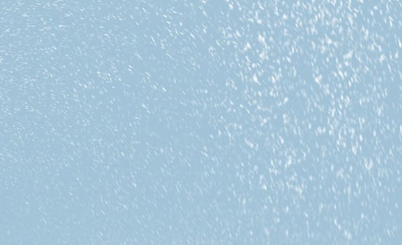 Abstract background of raindrops in light blue tonality
