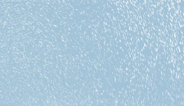 Abstract background of raindrops in light blue tonality