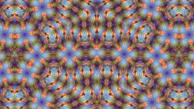 Abstract textured multicolored kaleidoscope background. Design, art