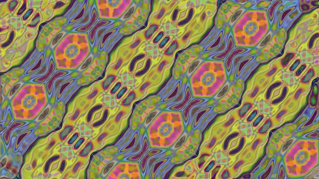 Abstract textured multicolored kaleidoscope background. Design, art