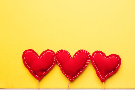 heart on a stick holiday gift decoration valentine love fun. High quality photo