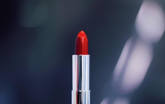 Red lipstick, makeup product and luxury cosmetic brand