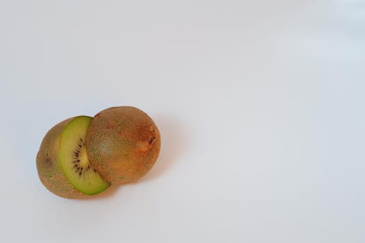 Kiwi. Exotic fruit. Cut in half. High quality photo