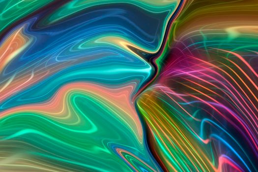 Abstract blurred multicolored neon background.