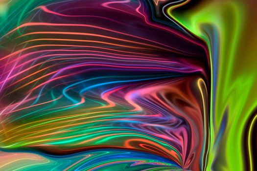 Abstract blurred multicolored neon background.