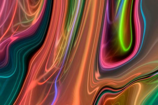 Abstract blurred multicolored neon background.