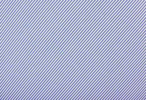 Close up of white and blue striped textile background