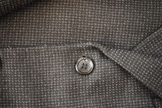 Men's clothing. Grey wool jacket. High quality photo