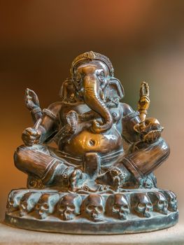 Sculpture of an Indian elephant in the Leipzig Zoo