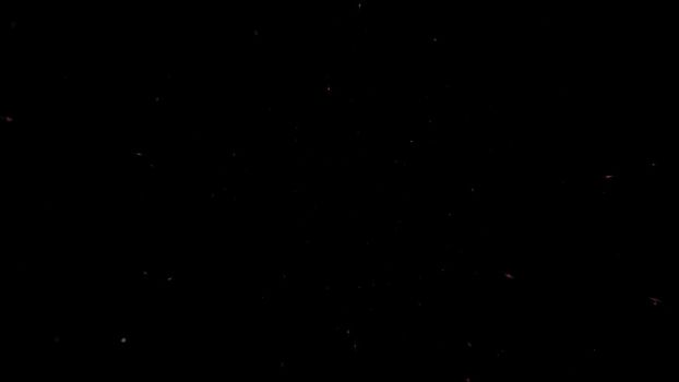 3D illustration of black night sky with constellations and stars as abstract background