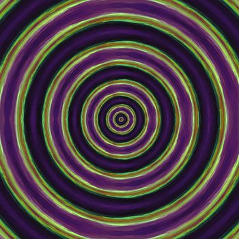 Concentric rings on black paper background . Concept of home decor and interior designing