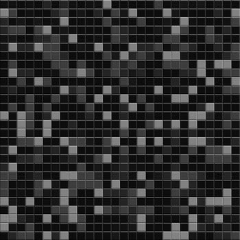 Square background mosaic, ceramics. Abstract pixels. Ceramic tiles. Wall texture. Texture for tiles
