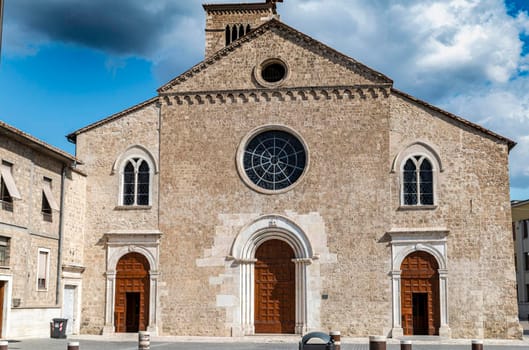 view of the church of San Francesco di Terni in its square