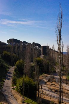 Landscape of the City of Girona in Catalonia, Spain