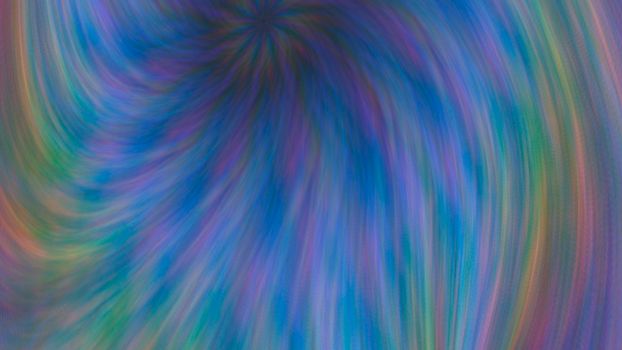 Abstract blue gradient blurred background with rainbow highlights. Design, art