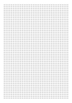 Grid paper. Dotted grid on white background. Abstract dotted transparent illustration with dots. White geometric pattern for school, copybooks, notebooks, diary, notes, banners, print, books.