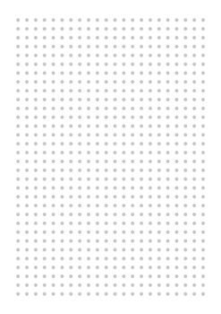 Grid paper. Dotted grid on white background. Abstract dotted transparent illustration with dots. White geometric pattern for school, copybooks, notebooks, diary, notes, banners, print, books.