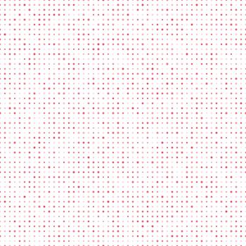 Abstract fashion polka dots background. White seamless pattern with pink gradient circles. Template design for invitation, poster, card, flyer, banner, textile, fabric.