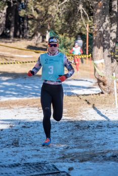 Naturlandia, Andorra : 2021 March 20 : Romana Slavinec AUT in the 2021 World Triathlon Winter Championships Andorra