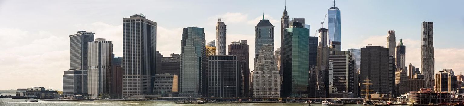 Manhattan. New York City skyline panorama