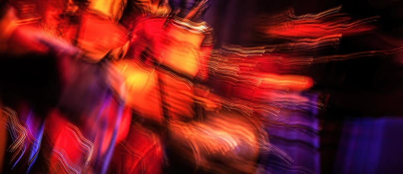 Musician with drums. Abstract image of a drummer at concert. The Sound of Music concept. Intentional motion blur