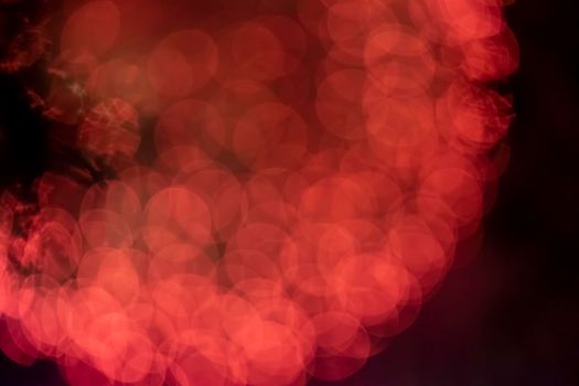 Abstract blurry background with bokeh fireworks.