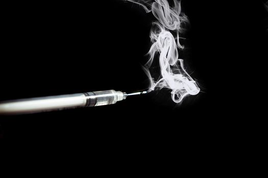 Insulin syringe for cats and dogs. No people