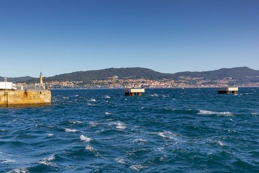 fishing port in the Atlantic Ocean, in Spain