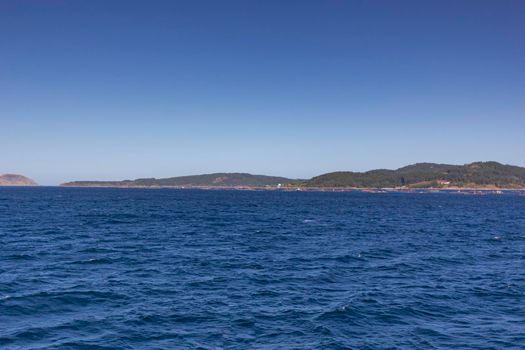 Boat trip through the Atlantic Ocean, in Spain