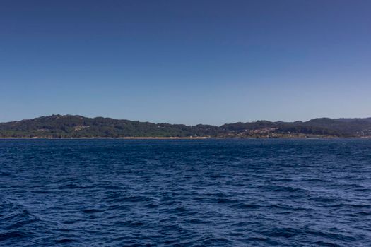 Boat trip through the Atlantic Ocean, in Spain