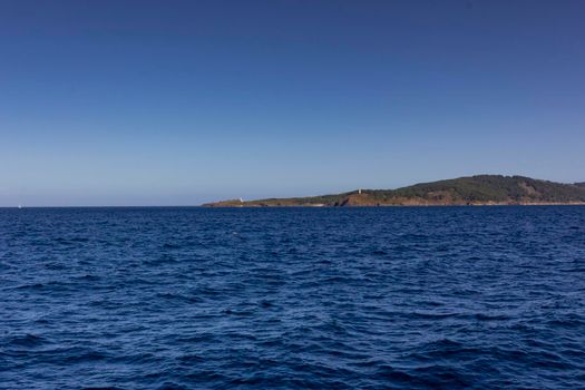 Boat trip through the Atlantic Ocean, in Spain