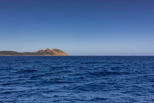 Boat trip through the Atlantic Ocean, in Spain