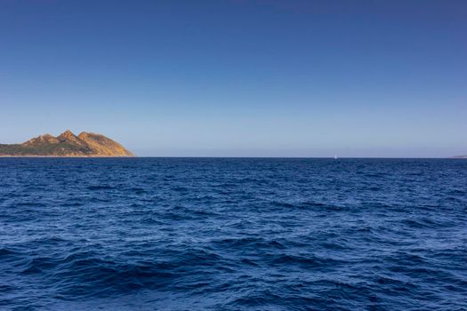 Boat trip through the Atlantic Ocean, in Spain