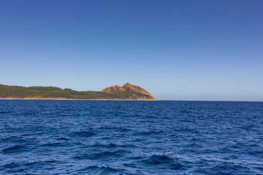 Boat trip through the Atlantic Ocean, in Spain