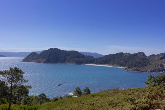 Paradise and mountainous island in the Atlantic ocean, in Spain