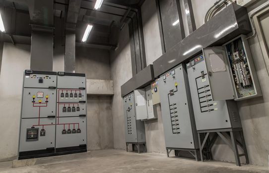 Electric voltage control room. No focus, specifically.